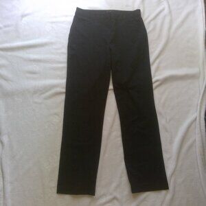 *Flawed* Rafaella Womens Black Work Pants Trousers Boot Cut Straight Leg 🌷